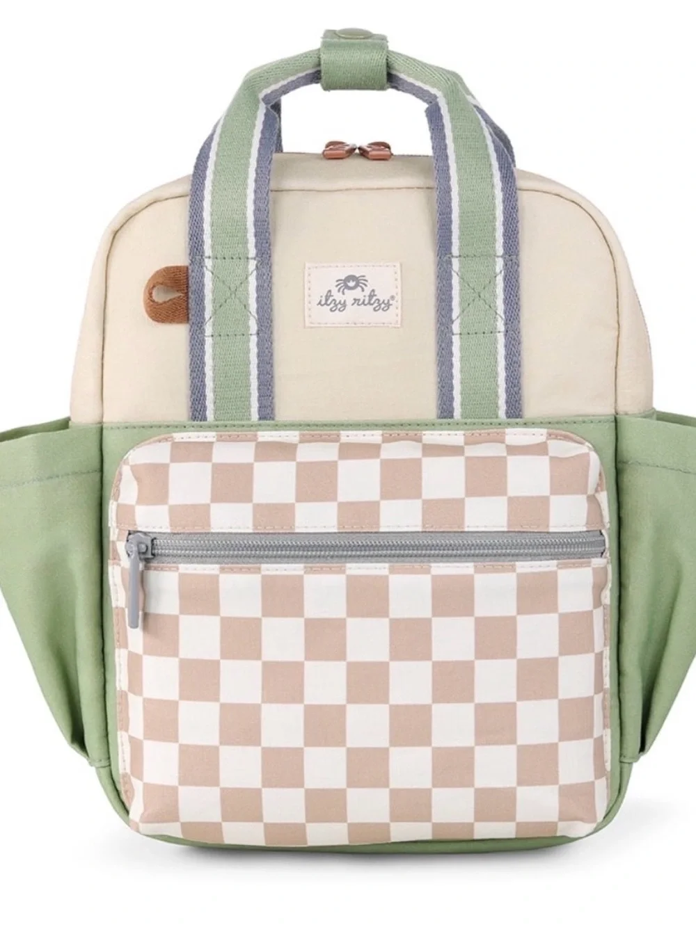 NEW ITZY RITZY toddler daycare backpack in check